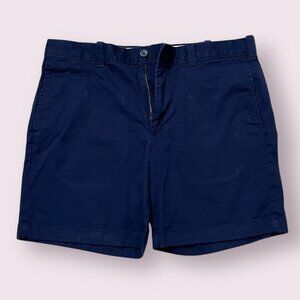 J. Crew Men's Short Dark Navy Waist 34" Chino Short